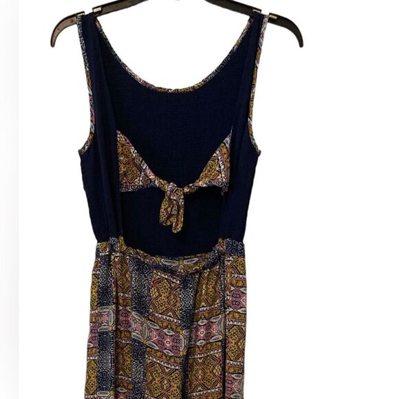 Boho patchwork wide leg jumpsuit XS - Picture 6 of 8
